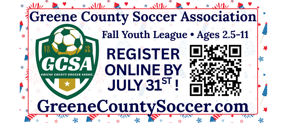Happy July 4th! Sign up for Fall Soccer Today!